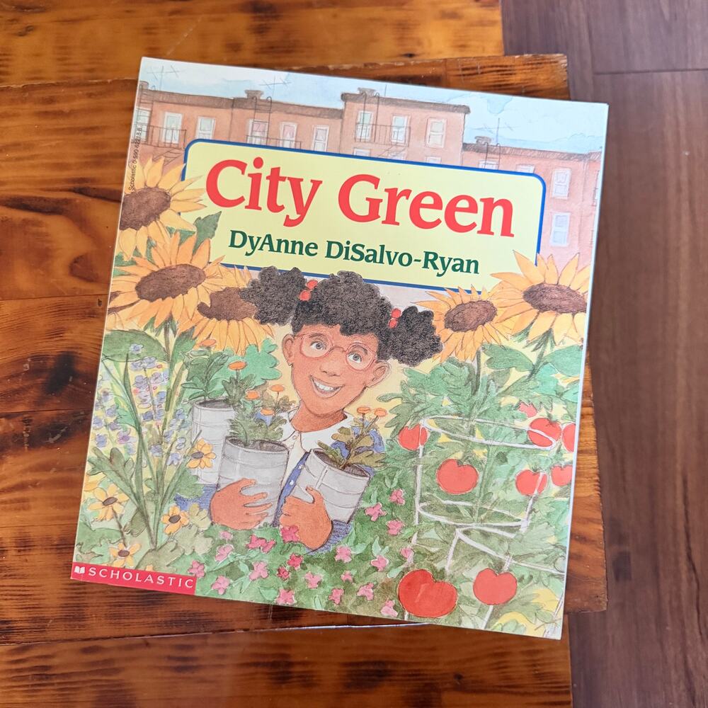 Vintage 1994 Scholastic City Green (Community Garden) Paperback Book